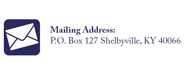 Mailing Address: P.O. Box 127, Shelbyville, KY 40066